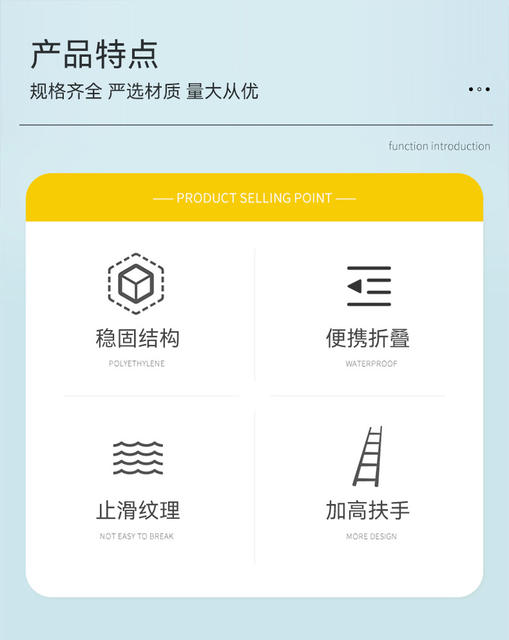 Aluminum Alloy Straight Ladder for Climbing, Stable Bamboo Joint Portable Folding Household Ladder, Engineering Ladder, Telescopic Ladder, Fishing Rod Ladder, Thickened Ladder detail 10