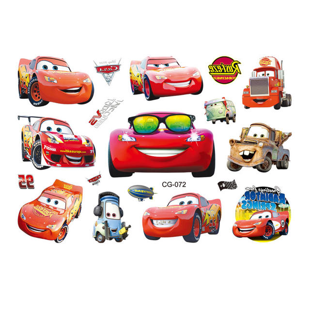 Cars Mcqueen Disposable Tattoo Stickers Children's Tattoo Stickers Birthday Party Tattoo Stickers Transfer Stickers