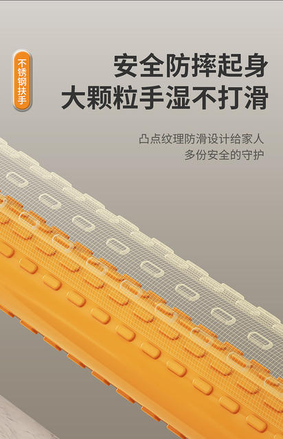 Toilet Handicapped Wash Basin Handrails Bathroom Toilet Public Toilet Barrier-free Column Basin Non-slip Safety Handle detail 4