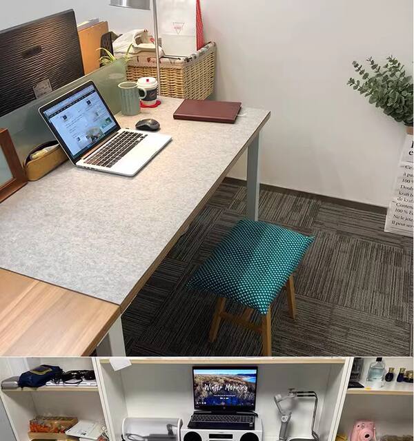 Amazon felt large mouse pad plastic anti-slip computer keyboard game table mat student desk mat table detail 11