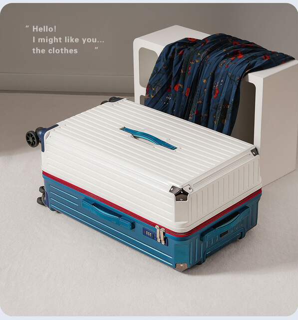 High-Looking Luggage Suitcase, 20-Inch Universal Wheel Trolley Case, Female Password Box, Checked-In Suitcase, Dual-Purpose, Lightweight and Sturdy Travel Suitcase detail 8