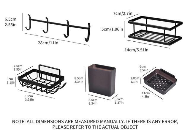 Cross-Border New Bathroom Storage Rack Wall-Mounted Bathroom Punch-Free Iron Toiletries Toilet Storage Rack detail 4