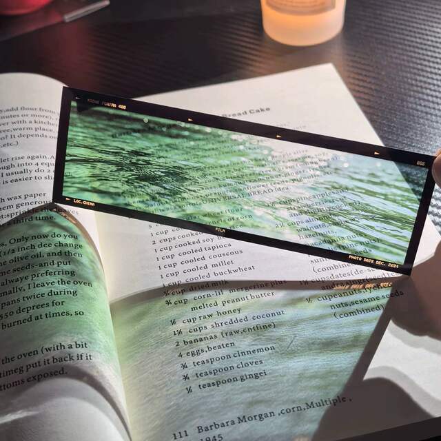 [Life] Film-Like Pet Film Bookmark, Cherry Blossoms, Spring Rain, Ocean, Light-Transmitting Art Photography, Travel Scenery, Transparent Card detail 2