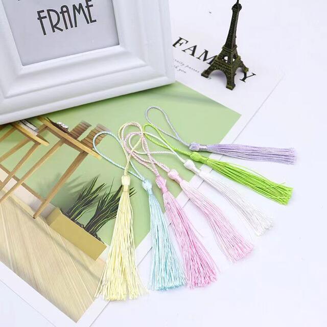 Blank Bookmark Self-written Paper Handwritten Primary School Student Production Material Package diy Handmade Dried Flower Bookmark Card Tassel detail 11
