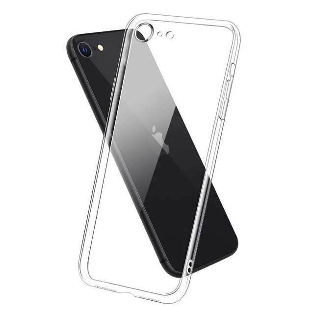 Suitable for Apple 6 7 8 Anti-Fall Shell 6Splus/7P/8P Lens Full Edge Protective Cover Se2/3 Transparent Soft Shell