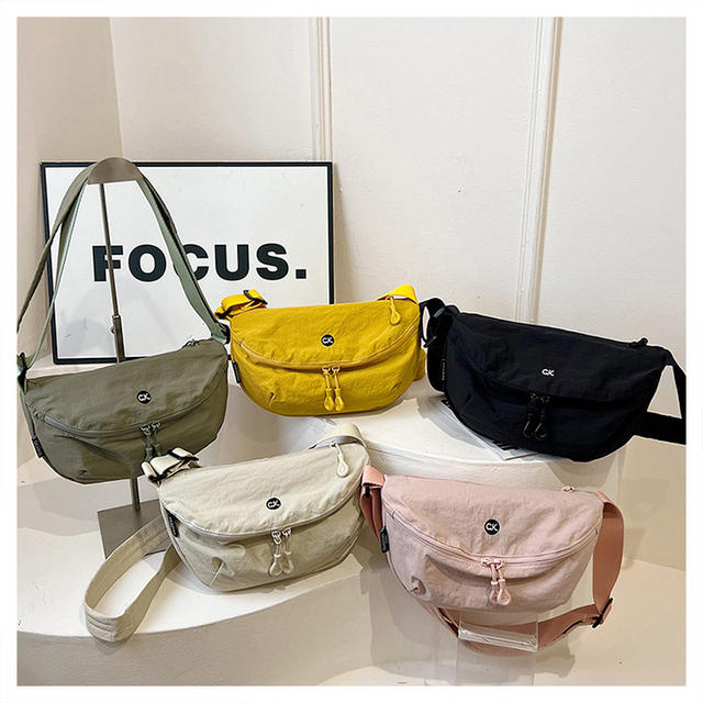 New Bag Women's Large-Capacity Tote Bag Student Class Shoulder Bag Work Crossbody Bag Niche Nylon Cloth Women's Bag detail 5