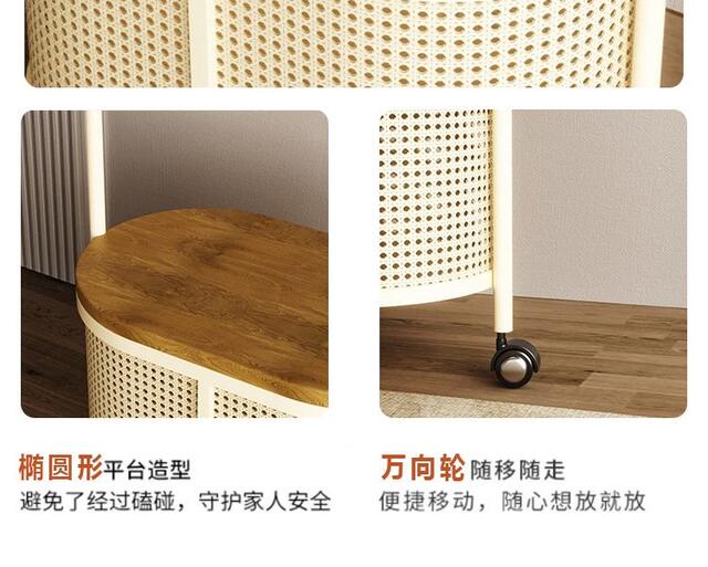 Floor-Standing Clothes Rack for Bedroom, Small Storage Rack with Dirty Laundry Basket, Movable Coat Rack detail 8