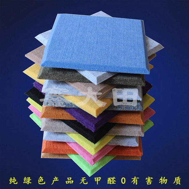 Polyester fiber sound-absorbing board manufacturers wall decoration material kty cinema sound insulation board interior decoration sound-absorbing board detail 8