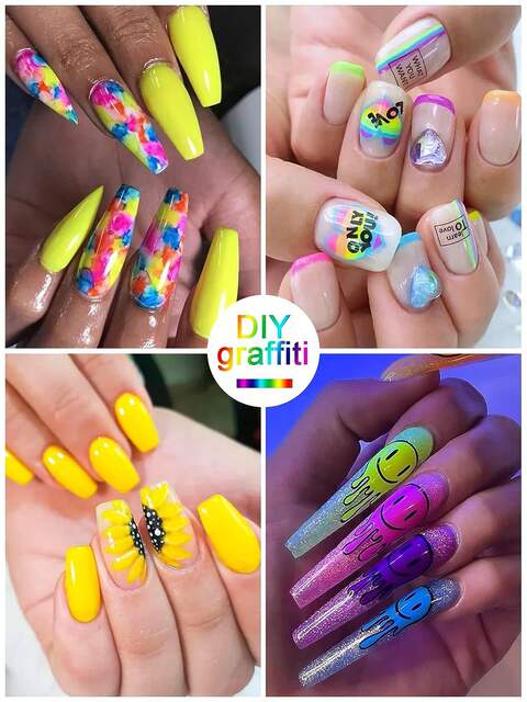 Wholesale manicure 12 PCs colorful painting brush nail polish drawing art color DIY watercolor pen suit detail 4