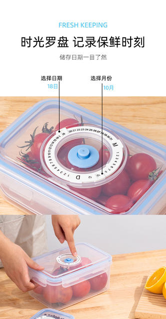Directly Supplied from the Manufacturer, Vacuum-Sealed Plastic Storage Box with Scale Dial for Recording, Refrigerator Refrigeration and Freezing Storage Tank detail 5