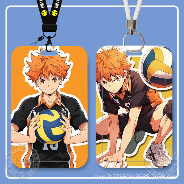 Volleyball Youth Peripheral Student Slide Rice Card Bus Card Id Card Protective Cover Access Control Campus Card Holder Storage detail 7