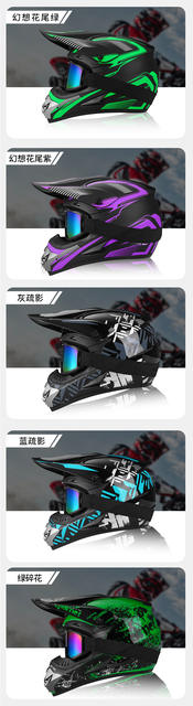 Cross-Border Off-Road Motorcycle Helmet, Summer Ultra-Light Breathable Safety Mountain Bike Racing Helmet detail 12
