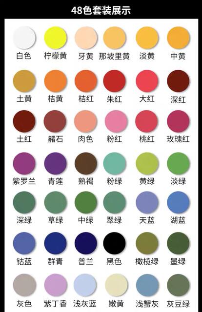 Wencui Watercolor Paint Cans 100ml Single Bottle Paint for Art Students Sketching and Painting Practice Refill Pack detail 11