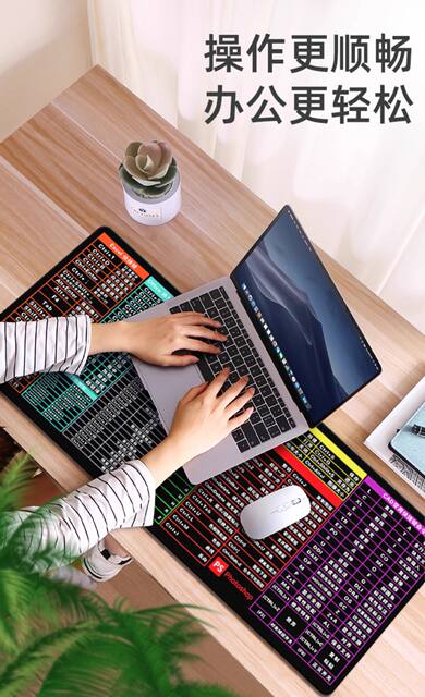 Extra Large Mouse Pad Cad Office Shortcut Keys Large Computer Desktop Keyboard Desk Pad detail 3
