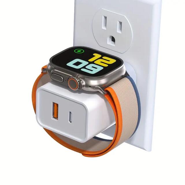 Suitable for Apple Watch Wireless Charger iWatch Magnetic Charging a Port C Port iPhone Mobile Phone Dp Fast Charging Head detail 5