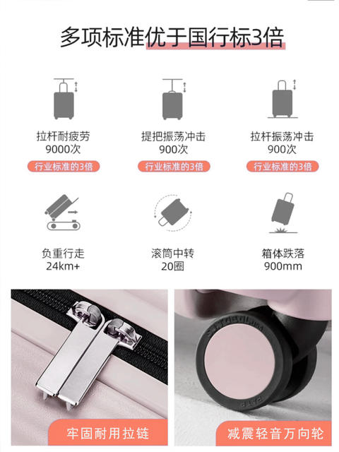 20*30*40 Spring and Autumn Airlines Trolley Case 14inch Luggage Lightweight Suitcase Women's Small Carry-On Suitcase Password Box detail 9