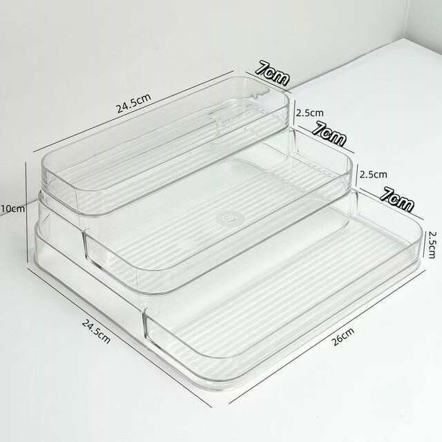 Convenience Store Desktop Storage Box Supermarket Tiered Cigarette Display Rack Chewing Gum Acrylic Transparent Shelf detail 3