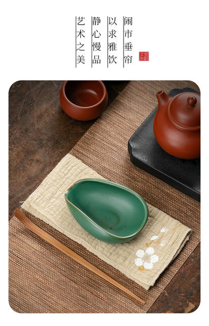 Ceramic Tea Scoop, Tea Spoon, Tea Shovel, Tea Accessories, Kung Fu Tea Set Accessories detail 8