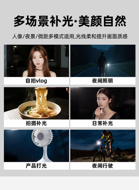 Fill Light Compatible with Dji Action6/Nano Magnetic Fill Light Portable Photography Light Magnetic Quick-Release Lighting Light detail 11