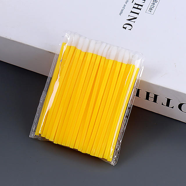 Hollow Rod Lip Brush, Transparent Lipstick Lip Gloss Stick, Makeup Tool, Portable Cleaning Brush, 50 Disposable Lip Brushes detail 7
