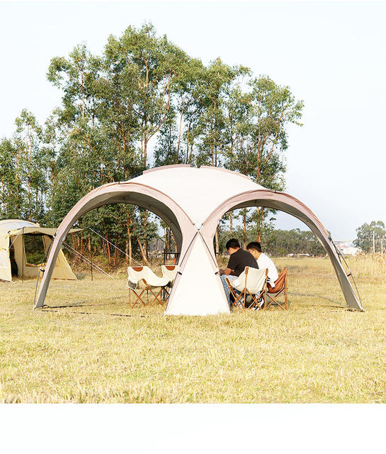 Dome Canopy Tent Multi-person Large Awning Sunscreen Outdoor Outdoor Camping Camping Weatherproof Folding Equipment detail 11