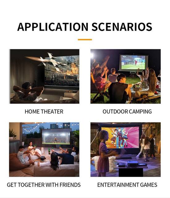 Cross-Border Hot-Selling Vs Yg300 Projector, Wired Screen Mirroring for Mobile Phones, Wireless Entertainment for Children, Home-Use Mobile Projector detail 11