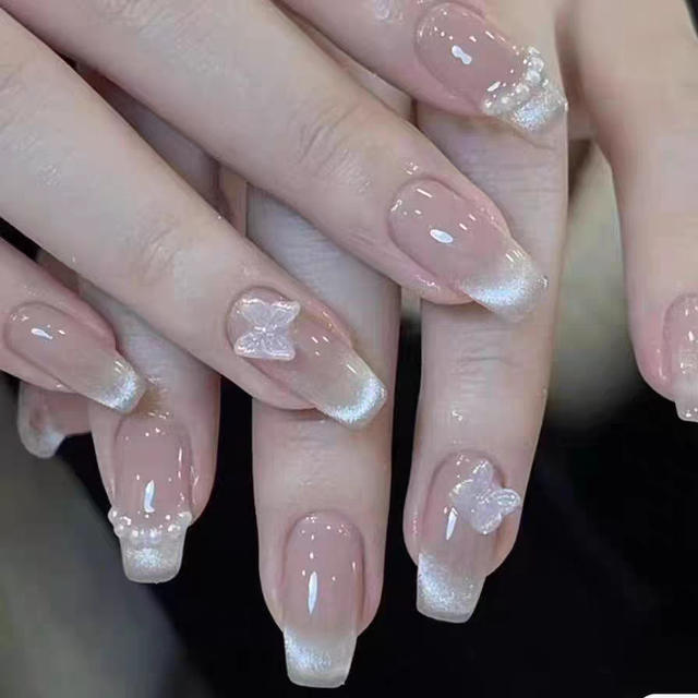 Wearable Ten-Piece Finished Product Wholesale Elegant Simple Star Cat Eye Removable Wearable Nail Patch detail 2