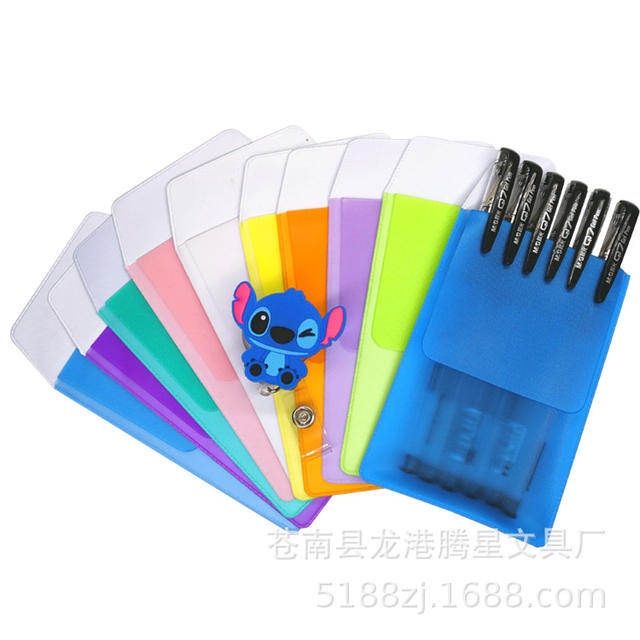 Thick medical pencil case gift doctor nurse insert pencil case pvc pencil case anti-dirty pen case printing wholesale in stock detail 11
