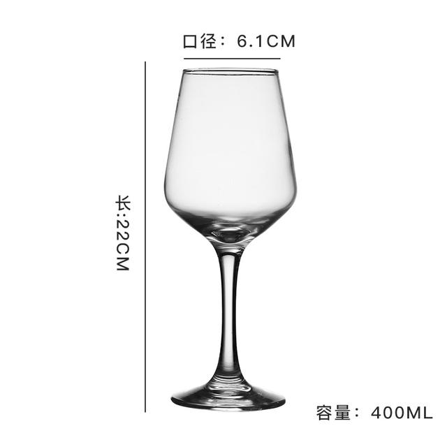 Wholesale Glass Red Wine Glass Goblet Wine Glass Household Hotel Banquet Red Wine Set detail 12