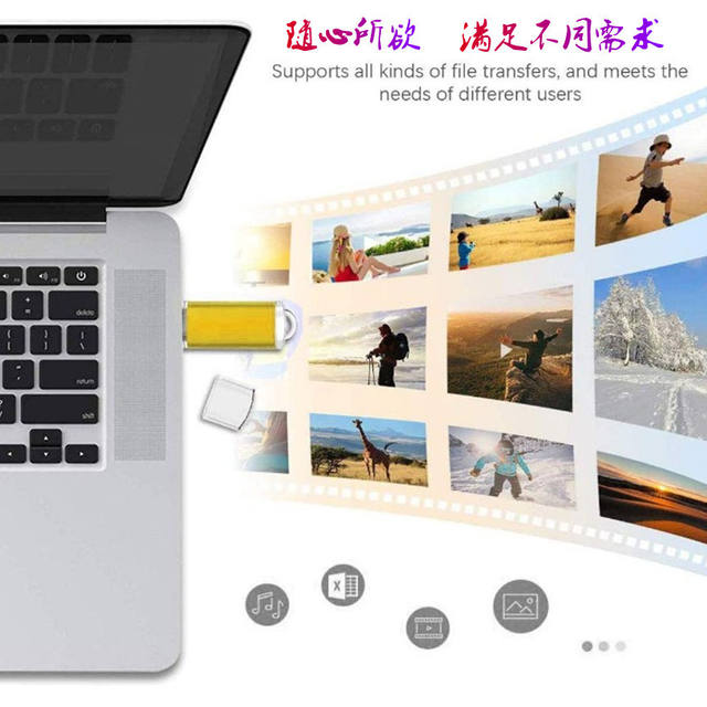 U Disk 64g Flash Memory Disk Memory Stick Thumb Driver Usb2.0 Cross-Border Export 2t High-Speed Bright Color U Disk detail 6