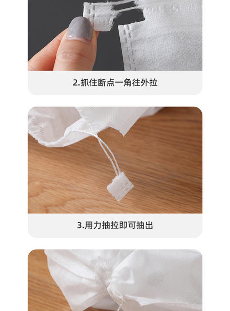 Anti-Yellowing Shoe Storage Bag with Drawstring, Dust-Proof Shoe Cover, Non-Woven Fabric White Shoe Cover, Moisture-Proof and Mildew-Proof Travel Bag detail 7