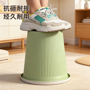 Kitchen Trash Can, No Bending Required, Movable, Household Use, with Lid, 2026 Large Size, Large Capacity, Double-Layer, Dry and Wet Classification, Japanese Style detail 3