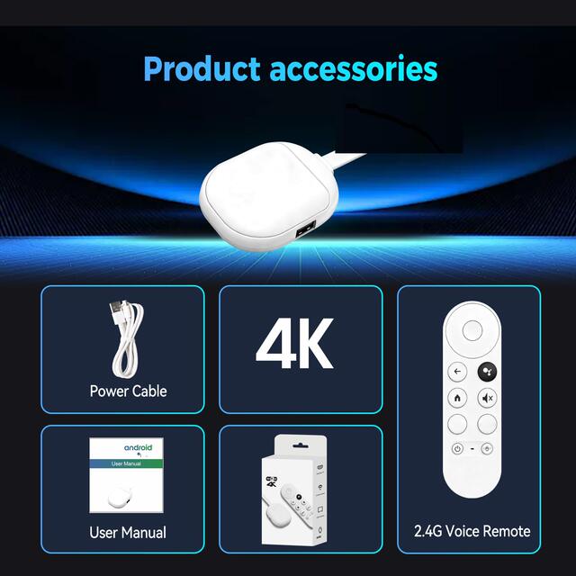 Cross-Border South American Hot Product Om Dgl Voice Tv Box Android Network Player S905L Foreign Trade Dual-Band 4K detail 10