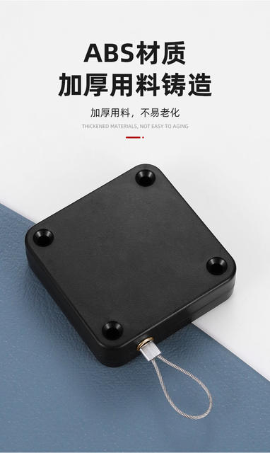 Household Automatic Door Closer Non-perforated Telescopic Wire Pull Rope Door Closer Sliding Door Closer Automatic Door Closer detail 9