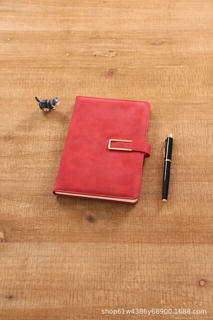 A5 Work Notebook, Cultural Creative Business Office Simple Ultra-Thick Notepad detail 8
