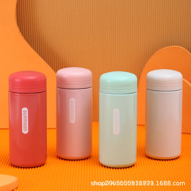 2026 Stainless Steel 304 Pocket Cup Mini Cute Simple Thermos Cup High Aesthetic Value Portable Korean Style Water Bottle for Female Students detail 3
