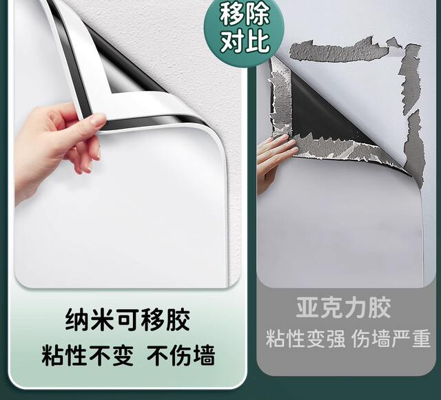 Whiteboard Wall Sticker Removable Magnetic Office Kidsren's Drawing Board Does Not Damage the Wall Magnetic Suction Household Small Blackboard Sticker Glass detail 11
