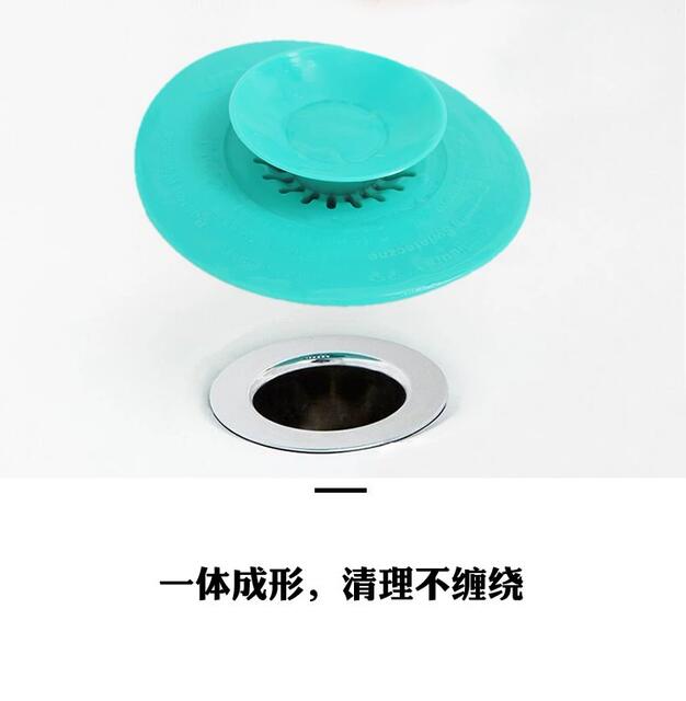 Anti-Odor Bouncing Silicone Drain Cover, Basin Mat, Sink Mat, Anti-Clogging Hair Filter Mat detail 10