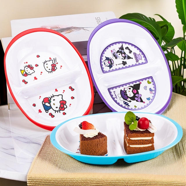 Cute Household Dish Plate Children's Dinner Plate Baby Snack Plate Special Fry Plate for Fruit Snack Plate detail 2