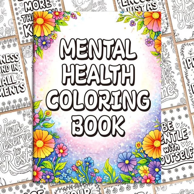 44-Page Coloring Book with Positive Affirmations detail 11