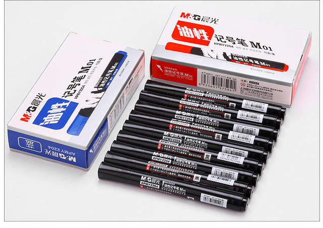 Morning Mg Oil-Based Marker Pen Y2204 Fine Tip Marker Pen, Outline Pen, Sign-In Pen, Poster Pen, Quick-Drying Marker Pen detail 11