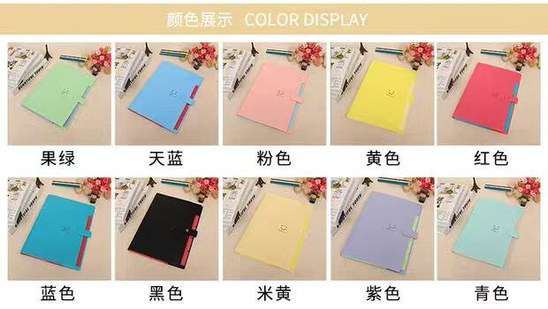 Smile A4 Accordion File Bag for Organizing Test Papers, Subject-Specific Student Tutoring Bag, Customizable Folder for Student Office Use detail 1