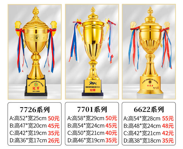 Metal Trophy Gold Silver Copper Trophy Customized Football Basketball Taekwondo Badminton Primary School Games detail 3