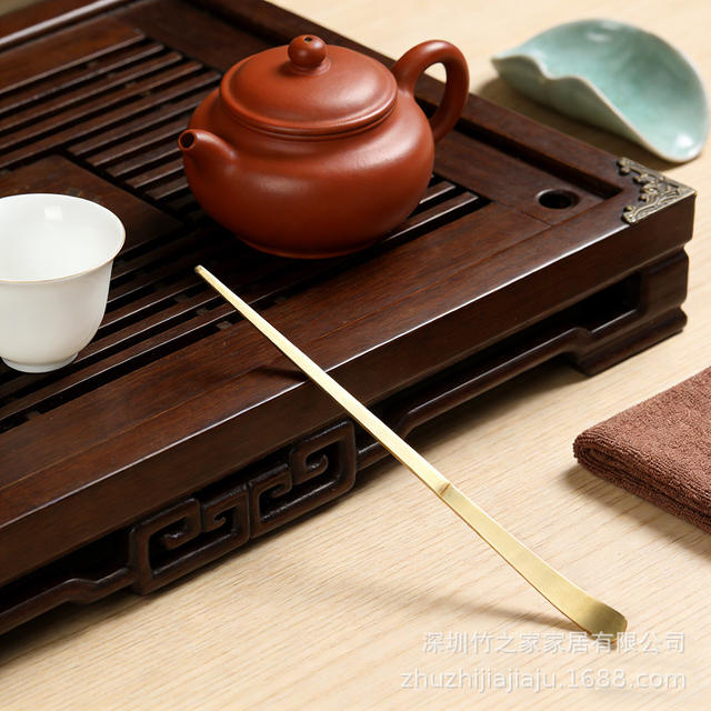 Purple Bamboo Tea Scoop Tea Set Accessories White Bamboo Tea Scoop Tea Scraper Carbonized Polished Matcha Tool Pointed Wide Head Regular detail 12