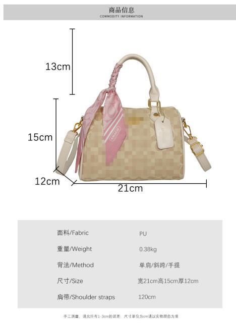 Women's Large-Capacity Commuter Pillow Bag, New Foreign Trade Style, Single Shoulder Crossbody Bag, Trendy Versatile Handbag, Small Tote Bag detail 2