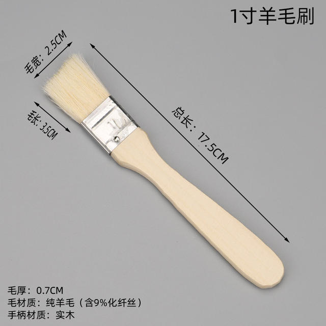 Manufacturer Wholesale Long-Handled Wool Brushes, Wooden Handle Paint Brushes, Soft Bristle Brushes, Multi-Purpose Brushes, Gift Items, Painting Tools detail 7