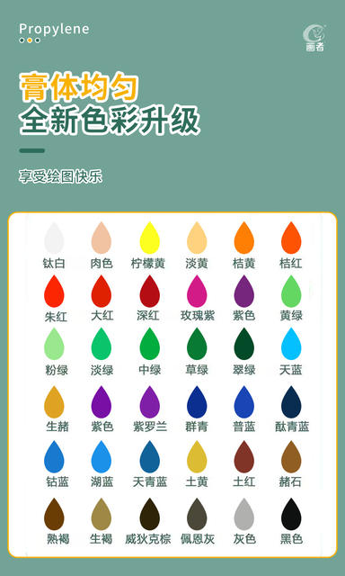 Painter 5/12ml Acrylic Paint Set 12/18/24/36 Color Tube Portable DIY Painting Art Set detail 6