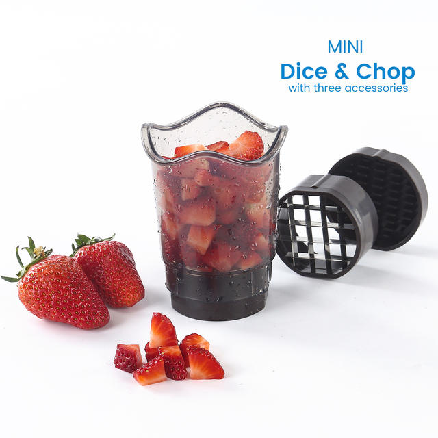Vegetable and Fruit Slicing Cup, Three-In-One Chopper, Multifunctional Kitchen Tool, Mushroom Dicer, Multi-Purpose Household Use detail 6