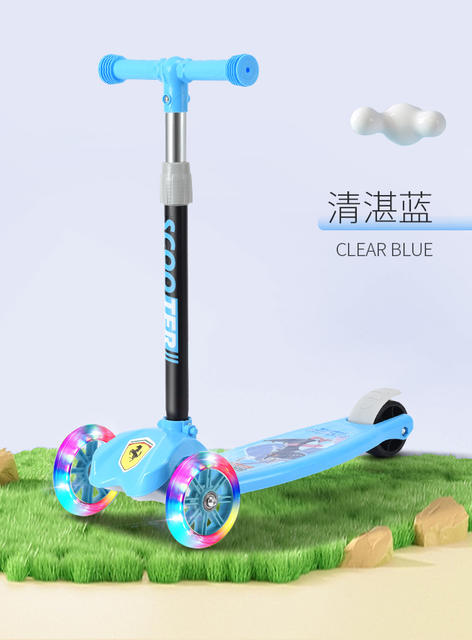 Gift Children's Scooter for Ages 2-6-8, Foldable, for Boys and Girls, Baby Scooter, Music and Lights Manufacturer detail 12