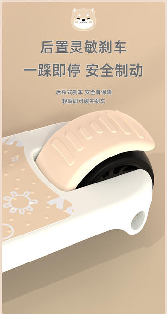 Foreign Trade Spot Wholesale Children's Scooter Factory Direct Sales Male and Female Baby Three-In-One Sliding Folding Scooter detail 11
